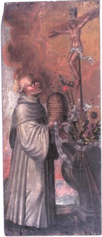 Bernhard von Clairvaux Öl auf Holz, um 1650 (Privatbesitz)