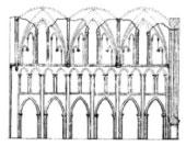 Kloster Hude Zeichnung der Mauer